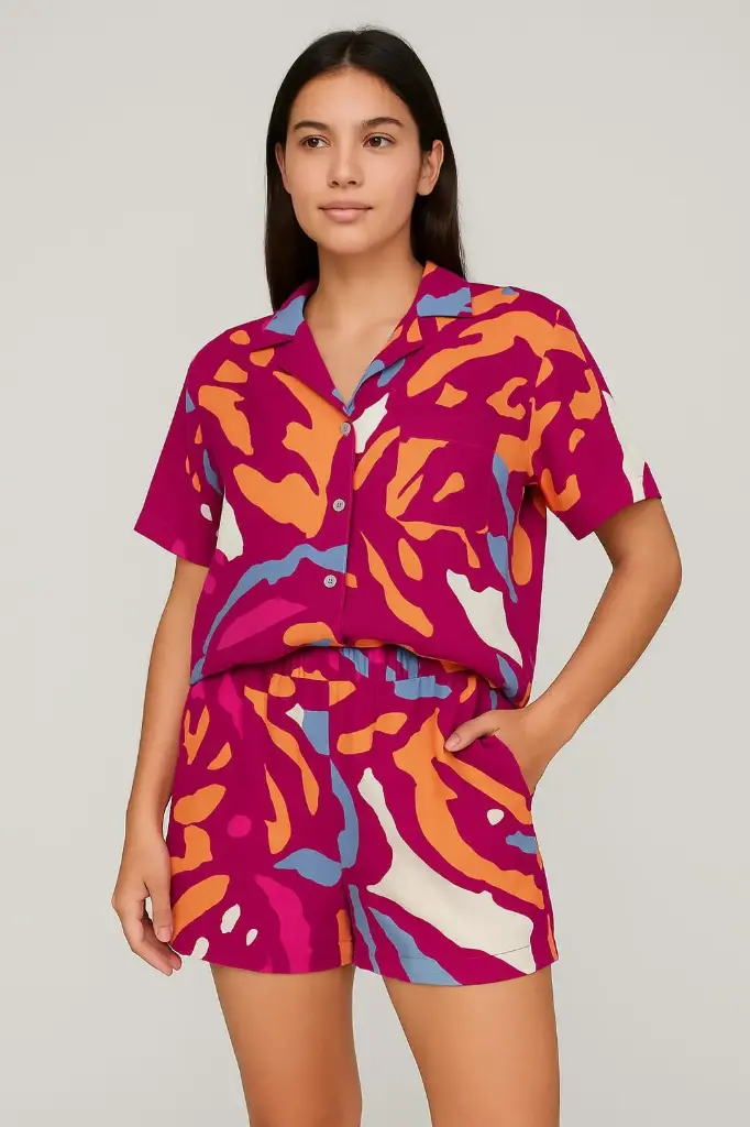 VA008 #7 SHORT FUCSIA (S)