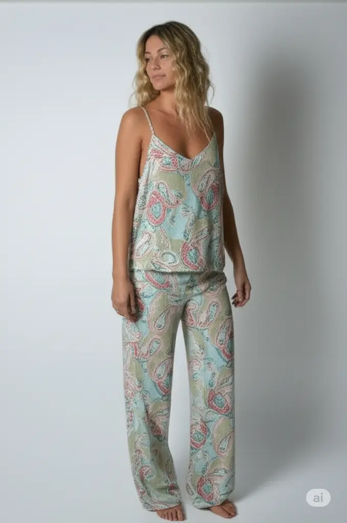 [VA0014(S)] SET PANTALON VERDE VA011 #7 (S)