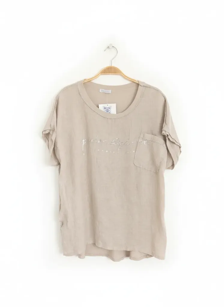 [55395] BLUSA  55395 100%LINO