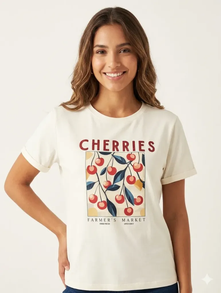 Camiseta cherries VA113#4 (S/M)